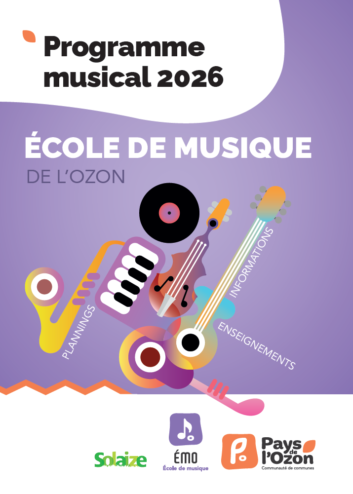 Programme musical 2026 Ecole de Musique de l&rsquo;Ozon
