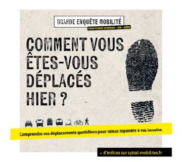Visuel grande enquête mobilité SYTRAL