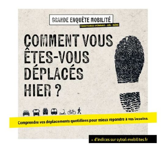 Visuel grande enquête mobilité SYTRAL